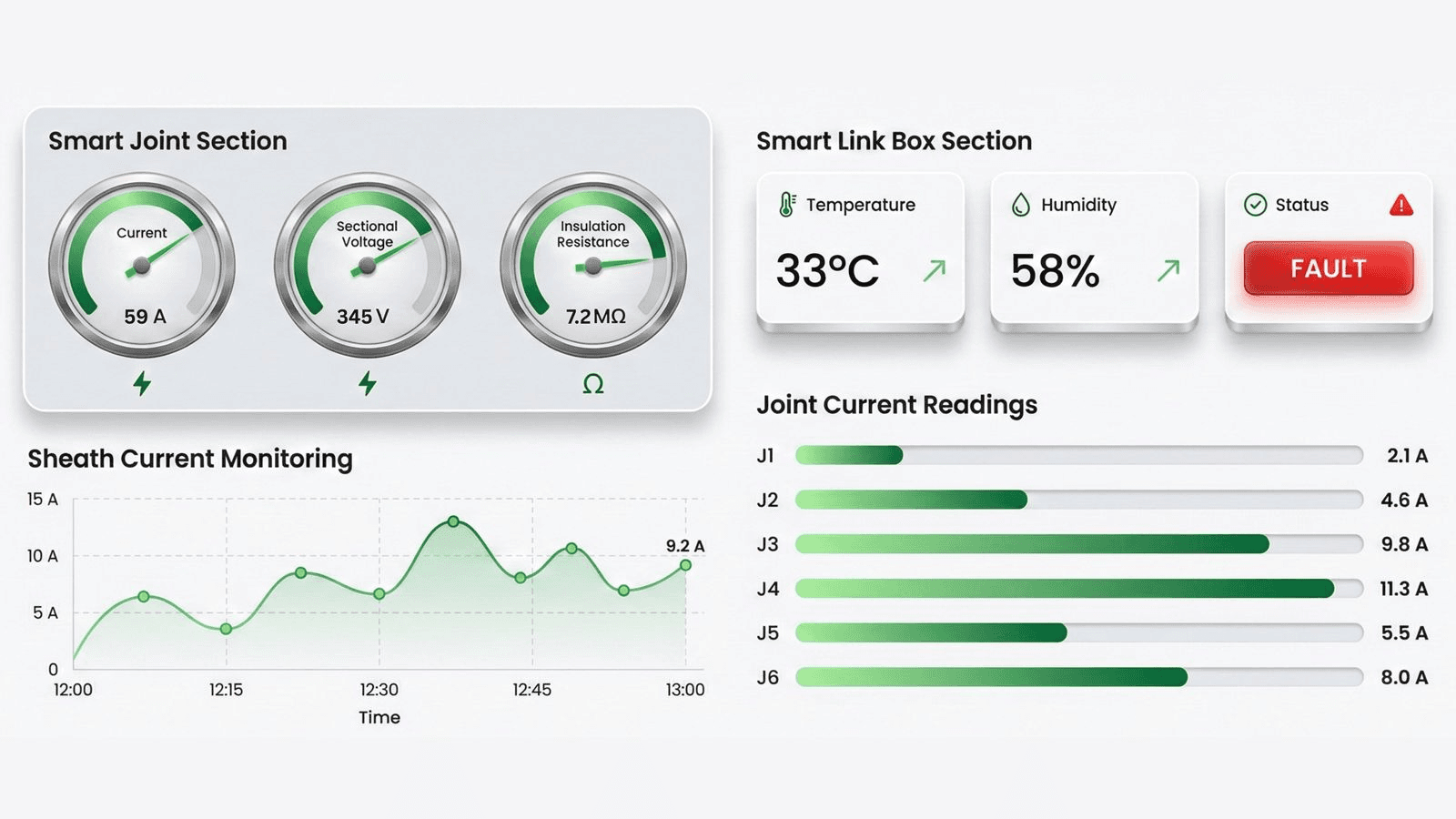 Digital dashboard interface with real-time metrics